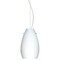 Besa Lighting Pera 9 Cord Pendant, Opal Matte, Satin Nickel Finish, 1x100W Incandescent 1KX-412607-SN - alternate 1
